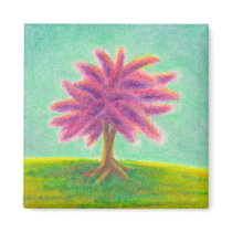 Titled:  Amazing Gorgeous wild purple tree magnets