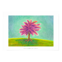 Titled:  Amazing Gorgeous wild purple tree posters