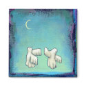Titled:  Ancestors (When the Moon is Barely There) magnets