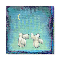 Titled:  Ancestors (When the Moon is Barely There) magnets