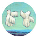 Titled: Ancestors (When the Moon is Barely There) sticker