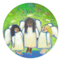 Titled:  Angels Sing to Me of Love and Loss - ART stickers