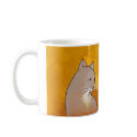 Titled:  Animals  -  Girl and gray cat fun mug