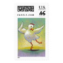 Titled: Awesome - Chicken loves modern dance stamp