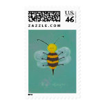 Titled:  Big Stinger - Fun risque bee art! postage