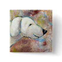 Titled:  Bo is a Happy Dog buttons