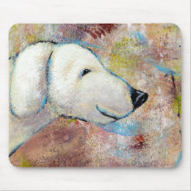 Titled:  Bo is a Happy Dog mousepads