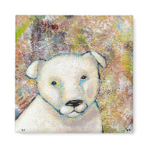 Titled:  Brutus is a Happy Dog magnets
