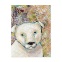 Titled:  Brutus is a Happy Dog postcards