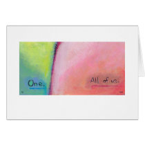 Titled:  Collectively - One.  All of us. cards