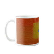 Titled:  Dead  -  beautiful modern folk art bird mugs