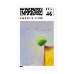 Titled:  Defiant - Tree on the edge inspirational postage