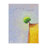 Titled:  Defiant - Tree on the edge inspirational Postcards