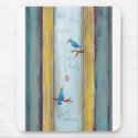 Titled: Do What You Can - helpful birds heart mousepad