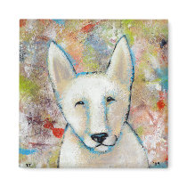 Titled:  Fred is a Happy Dog magnets