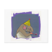 Titled:  Happy 2009 - fun New Years art Postcard