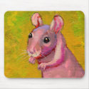 Titled: I Have No Fur ~ naked hairless pet rat mousepad