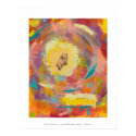 Titled: (In Motion) Action - flying pot belly pig print