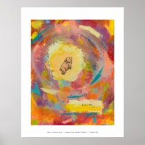 Titled:  (In Motion) Action - flying pot belly pig posters