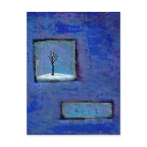 Titled:  (In Motion) Rest - Essential down time postcards