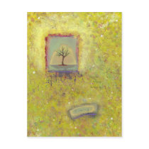 Titled:  (In Motion) Timing - growth tree Spring postcards