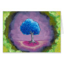 Titled: In My World - A special place pretty tree card