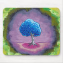 Titled: In My World - A special place pretty tree mousepad