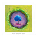 Titled: In My World - A special place pretty tree print