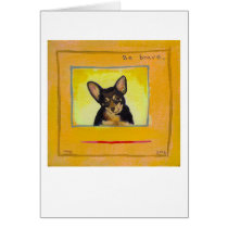 Titled:  Leadership (08) - fun brave chihuahua cards