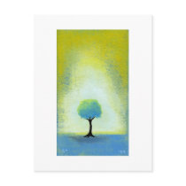 Titled:  Lighting - pretty peaceful tree postcards