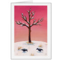 Titled: Looking for What's Left RAVEN CROW ART card
