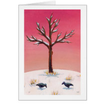 Titled:  Looking for What's Left RAVEN CROW ART cards