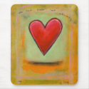 Titled:  Love Differently  -  Beautiful heart mousepads