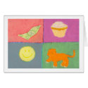 Titled: Money. A Cupcake. A Tiger. God. - ART card