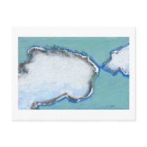 Titled:  Not Just Weather - clouds for poets postcards