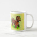 Titled: One of a Kind - handmade stuffed toy dog mug