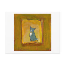 Titled:  Pain in the Ass Cat postcards