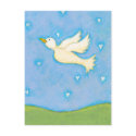 Titled:  Peace and Love - Dove bird PERSONALIZE IT postcards