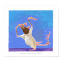 Titled: Rhythmic Gymnastics - fun happy rat art print