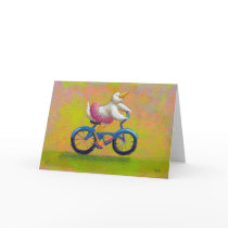 Titled:  Riding to the Recital - Add your own text cards