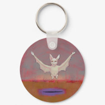 Titled: Shaman - Unique albino bat keychains by SimpleTerms Titled: Shaman - Unique albino bat keychains