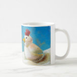 Titled:  Snow Birds - fun snow chicken art! Coffee Mug
