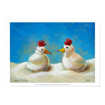 Titled:  Snow Birds (Gloves and Party Hats) posters