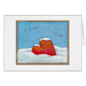 Titled: Snow - forgotten snowy heart CUSTOMIZE IT card
