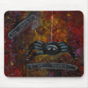 Titled: Spider - Pay attention. I am subtle. mousepad