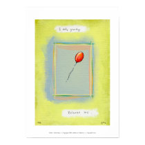Titled: Spirituality - Fun balloon painting posters by flyinggirl Titled: Spirituality - Fun balloon painting posters