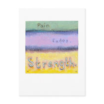 Titled:  Strength Matters Most postcards