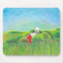 Titled:  The Farm - crayola crayon drawing ART mousepads