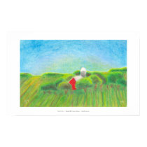 Titled:  The Farm - crayola crayon drawing ART posters