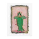 Titled:  The Guy in the Dragon Suit  - fun art postcards